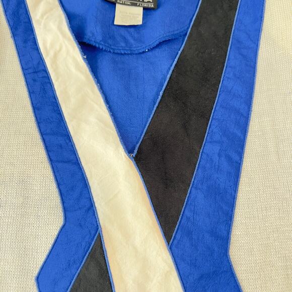 Samantha Boca Raton FL Top 100% Polyester Long Sleeve Made in USA - Picture 10 of 11